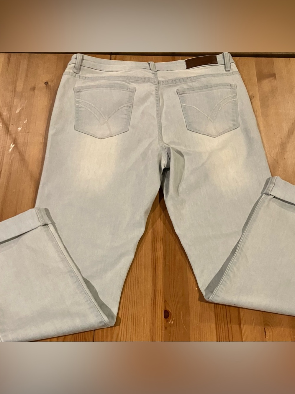 NEW William Rast Jeans Light Gray Riley High Rise Size 32 - Picture 9 of 13